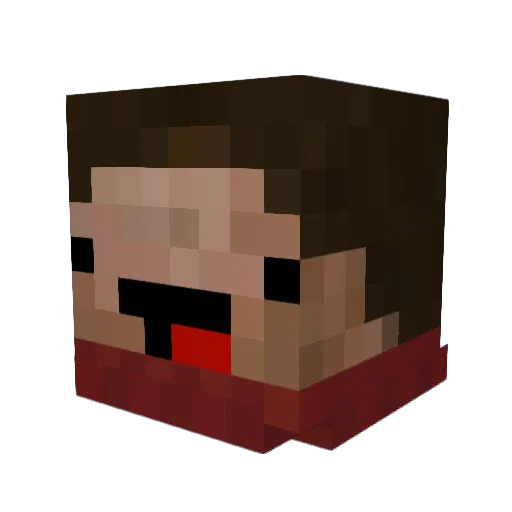 idontsleep Minecraft avatar head, 3D render