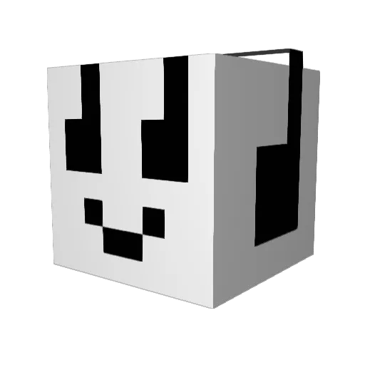 idonx Minecraft avatar head, 3D render