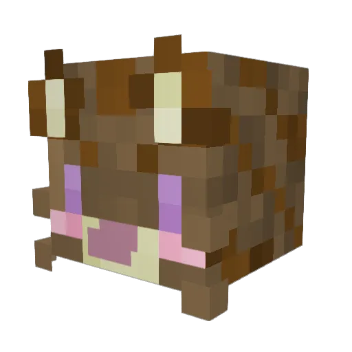 idotlar Minecraft avatar head, 3D render