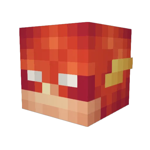 idoyle777 Minecraft avatar head, 3D render