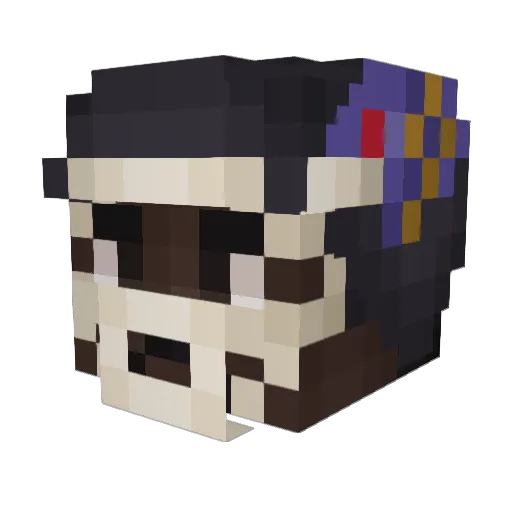idrago1 Minecraft avatar head, 3D render
