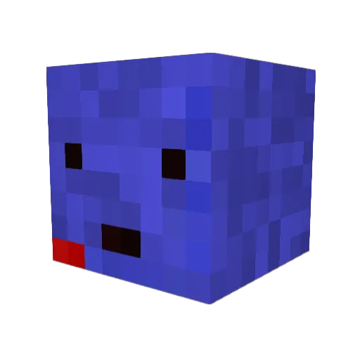 idranoutof2d Minecraft avatar head, 3D render