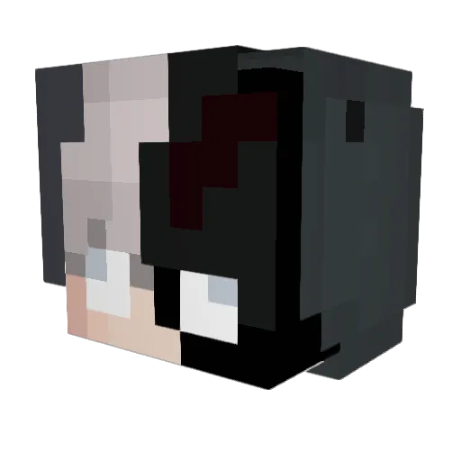 idrxzyy Minecraft avatar head, 3D render