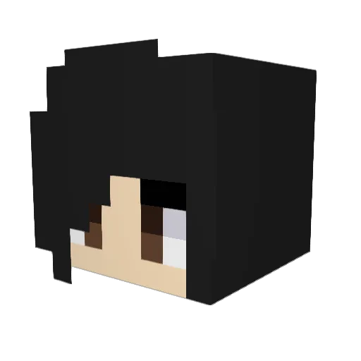idunnomaddie Minecraft avatar head, 3D render