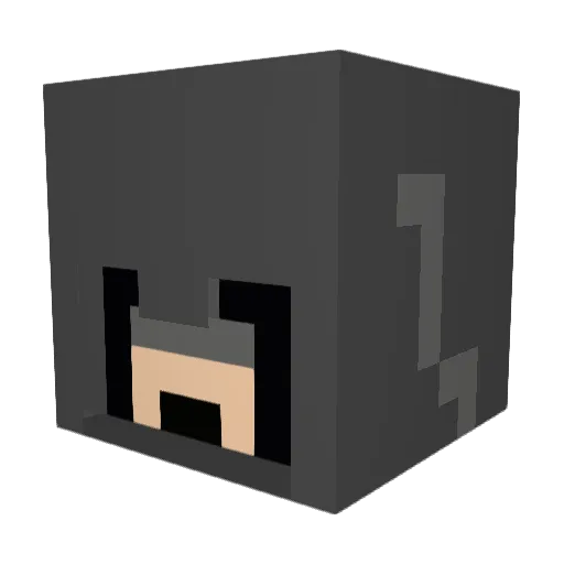 ieatbears Minecraft avatar head, 3D render