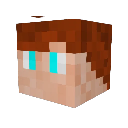 ieatice1 Minecraft avatar head, 3D render