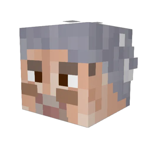 ieatlivehamsters Minecraft avatar head, 3D render