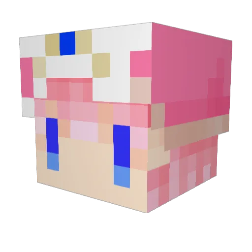 ieitn06 Minecraft avatar head, 3D render