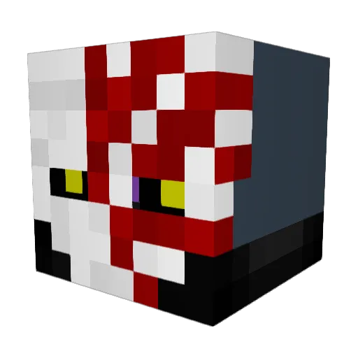 iempiremv Minecraft avatar head, 3D render