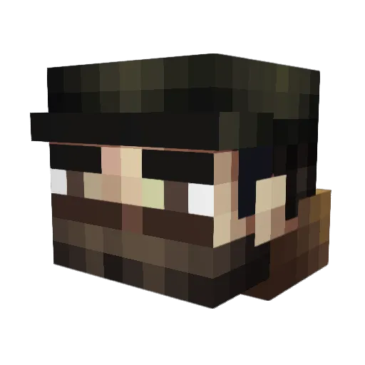 ieuan466 Minecraft avatar head, 3D render