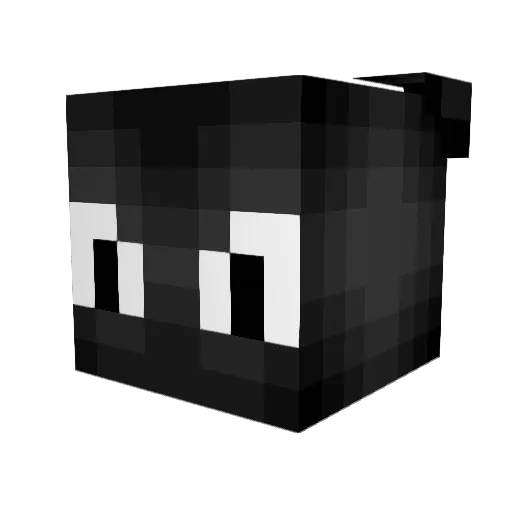 if_its_tragic Minecraft avatar head, 3D render