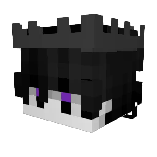 ifalord Minecraft avatar head, 3D render