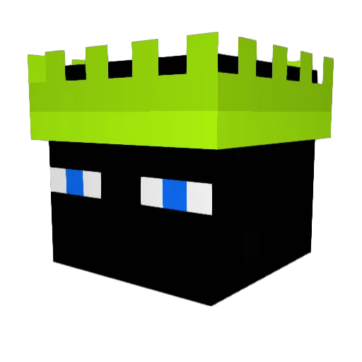 ifanmorgan Minecraft avatar head, 3D render