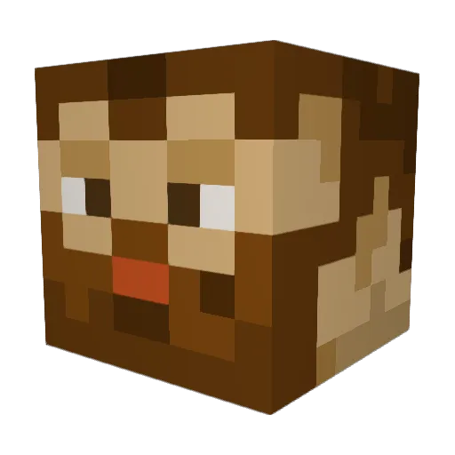 ifasd123 Minecraft avatar head, 3D render