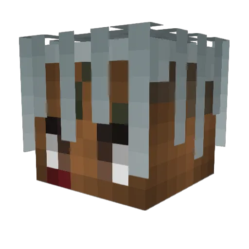 ifayld Minecraft avatar head, 3D render