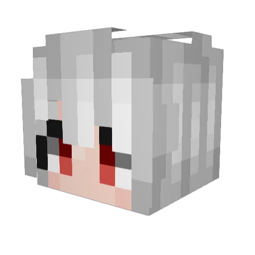 ifear Minecraft avatar head, 3D render