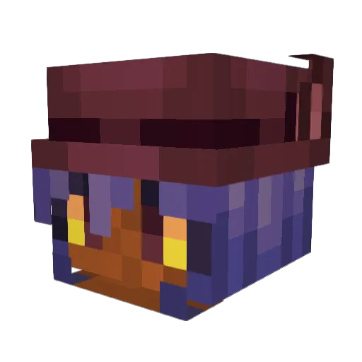 ifffeltower Minecraft avatar head, 3D render