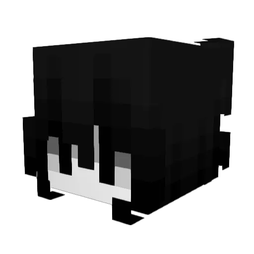 ifk_ Minecraft avatar head, 3D render