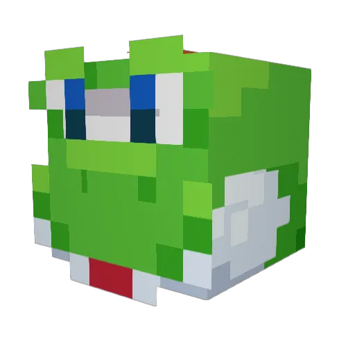 ifogor Minecraft avatar head, 3D render