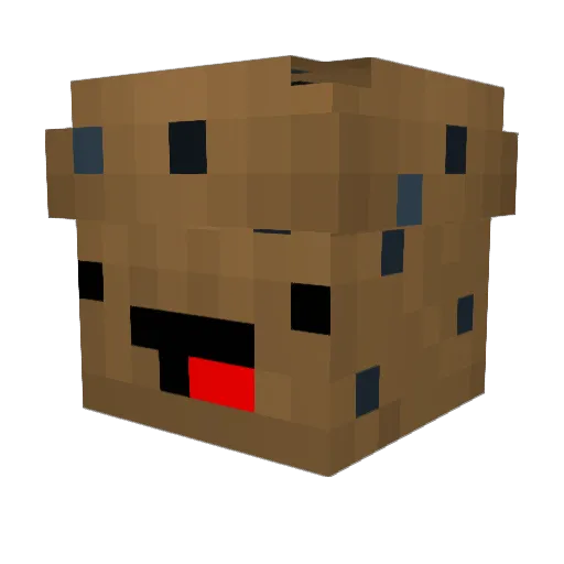 ifonlymuffins Minecraft avatar head, 3D render