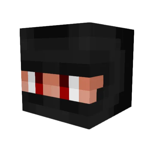 ifthiii Minecraft avatar head, 3D render