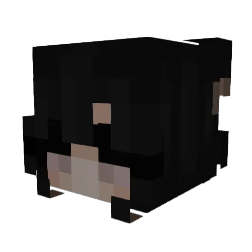 ifuktim Minecraft avatar head, 3D render