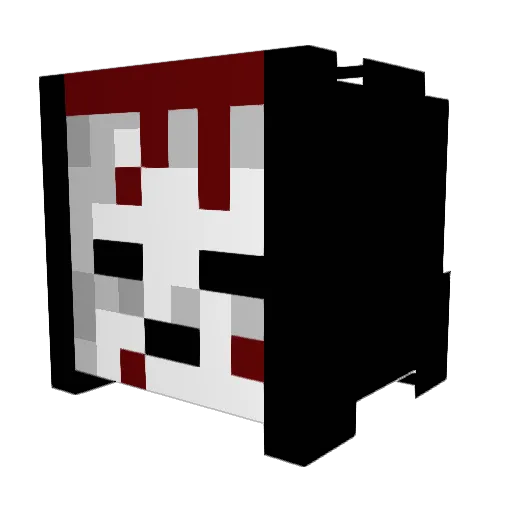 ifyer555 Minecraft avatar head, 3D render