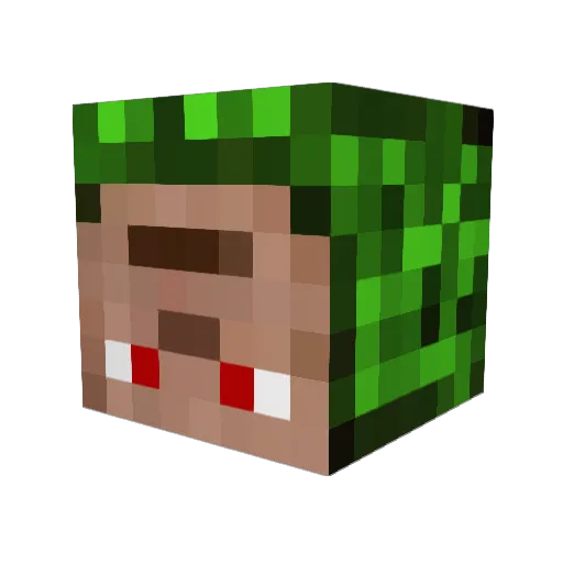 ig00r Minecraft avatar head, 3D render
