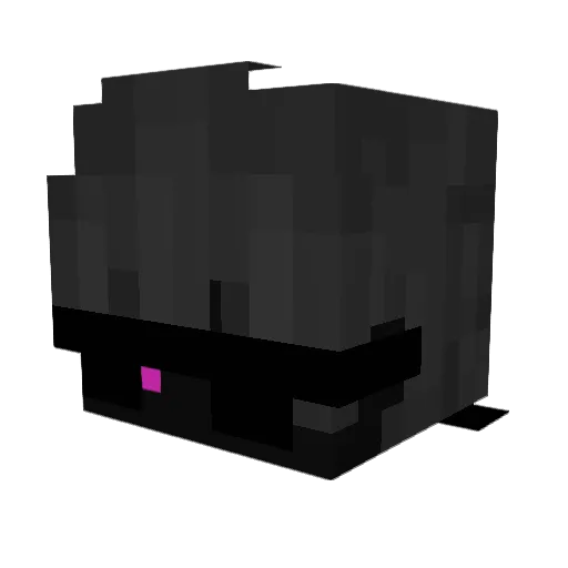 igEndo Minecraft avatar head, 3D render