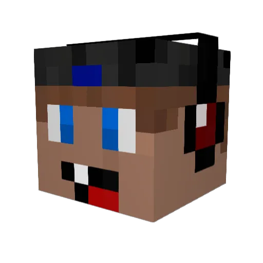 igalos123 Minecraft avatar head, 3D render