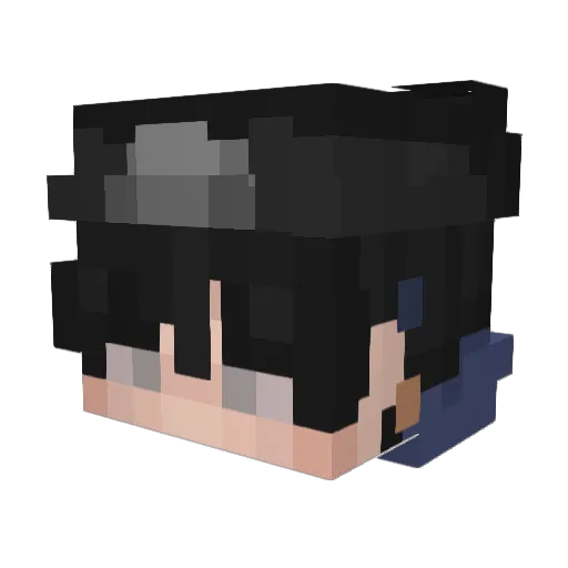 igbeepeep Minecraft avatar head, 3D render