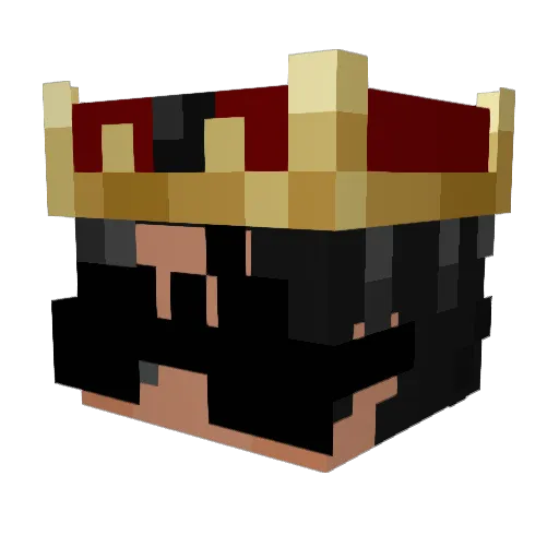 igchiari Minecraft avatar head, 3D render