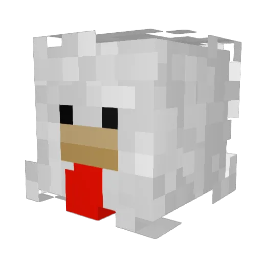 iggith Minecraft avatar head, 3D render