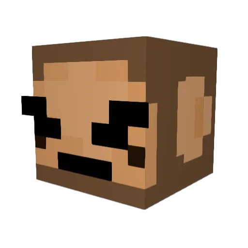 iggy2100 Minecraft avatar head, 3D render