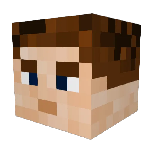 iggyL Minecraft avatar head, 3D render