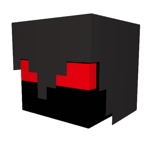 iggy_bot Minecraft avatar head, 3D render