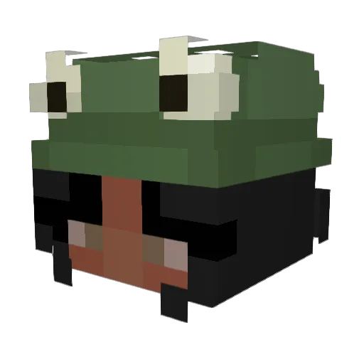 iggybitties Minecraft avatar head, 3D render