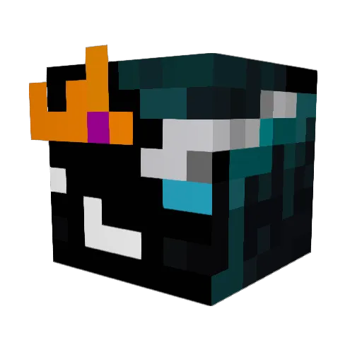 ightz Minecraft avatar head, 3D render
