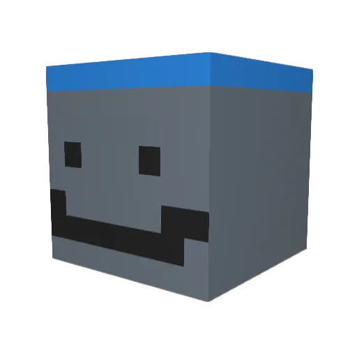 igjakubuteq Minecraft avatar head, 3D render
