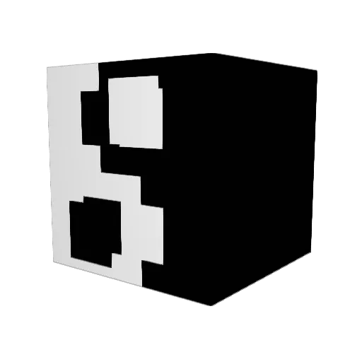 igkk Minecraft avatar head, 3D render