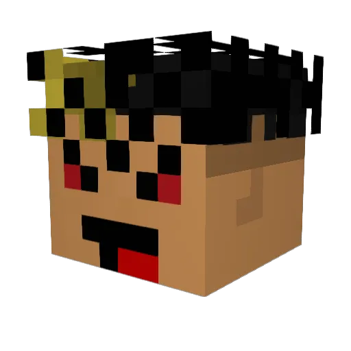 igmarchew1g Minecraft avatar head, 3D render