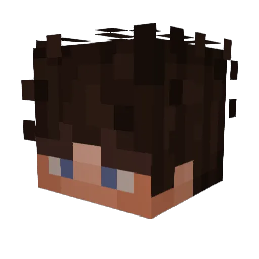 ignJenni Minecraft avatar head, 3D render