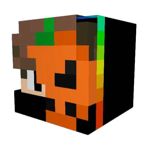 ignNoksu Minecraft avatar head, 3D render