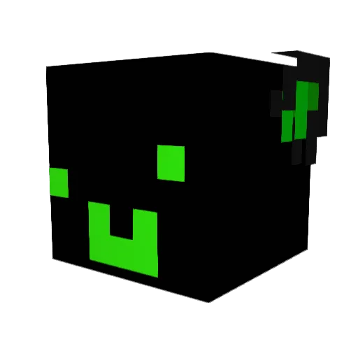 ign_code Minecraft avatar head, 3D render