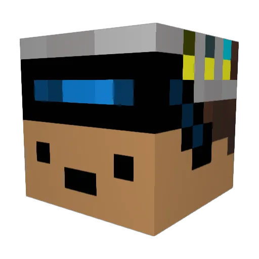 ignacio27890 Minecraft avatar head, 3D render
