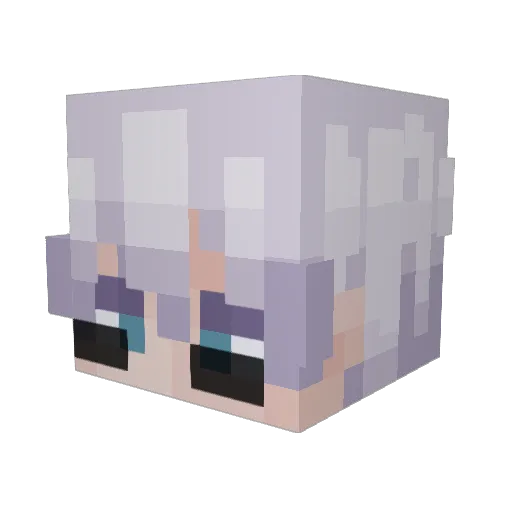 ignafran Minecraft avatar head, 3D render