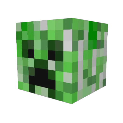 ignanet Minecraft avatar head, 3D render