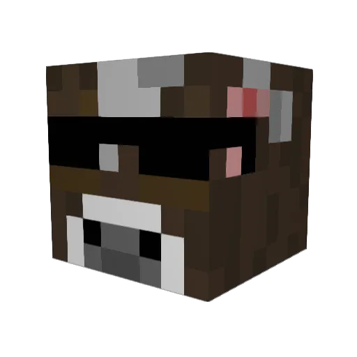ignasiaux Minecraft avatar head, 3D render