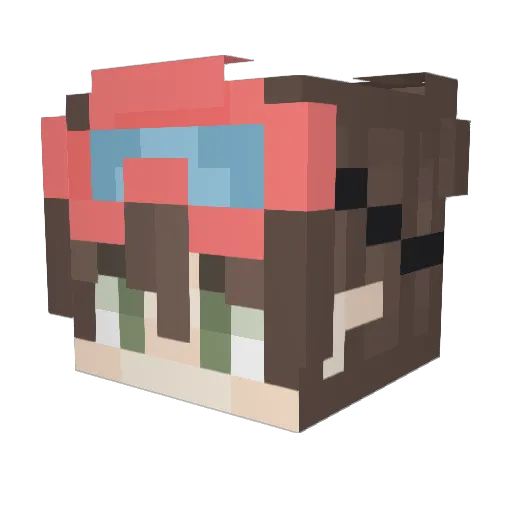 ignatiussss Minecraft avatar head, 3D render