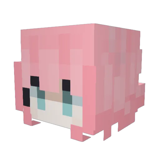 igncaio Minecraft avatar head, 3D render